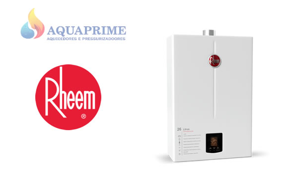 Aquecedor Rheem em manutenção